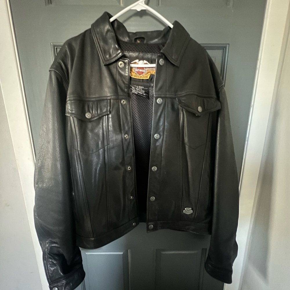 Harley-Davidson Black Leather Jacket